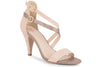 Klub Nico Arden sexy colorblock sandal in romantic blush and pewter colors is stunning.  A great mid heel sandal that is feminine and comfortable